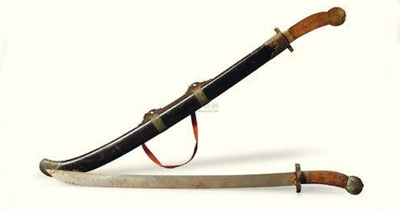 Sable chino, tipos de sable, Chinese saber, types of swords
