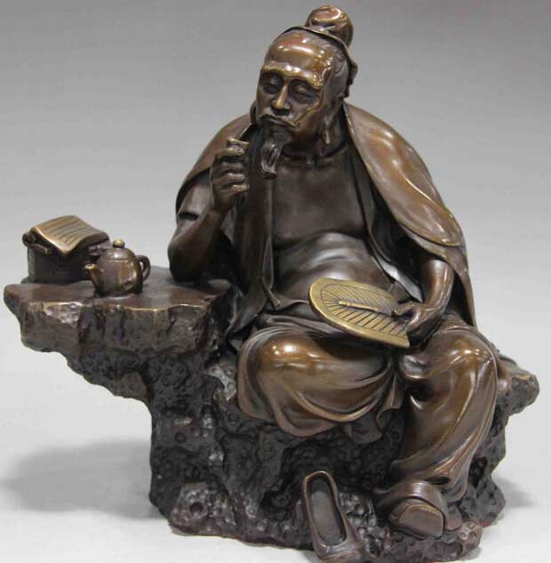 Figurita de Lu Yu - Lu Yu and the Cha Jing (II): The Classic of Tea