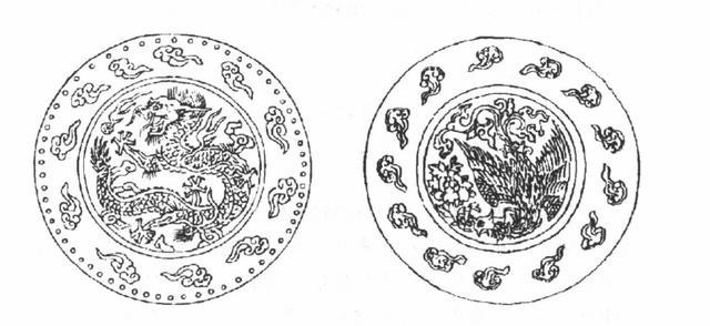 discos dragon y fenix dibujo - Historia del Té y su Cultura (III): La Dinastía Sòng
