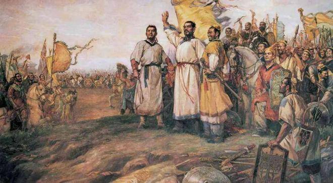 Rebelion de los Turbantes Amarillos - La Batalla del Acantilado Rojo