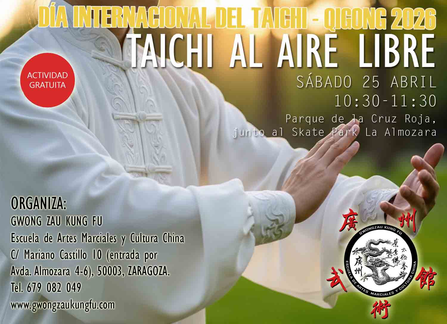 Tai Chi Dia Internacional 2026 - Taichi al Aire Libre - Día Internacional del Taichi & Qigong